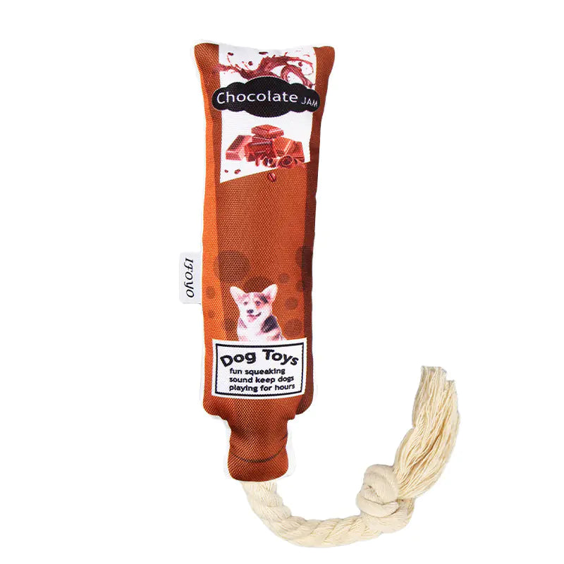Bite-Resistant Canvas Toy for Dog Dental Care