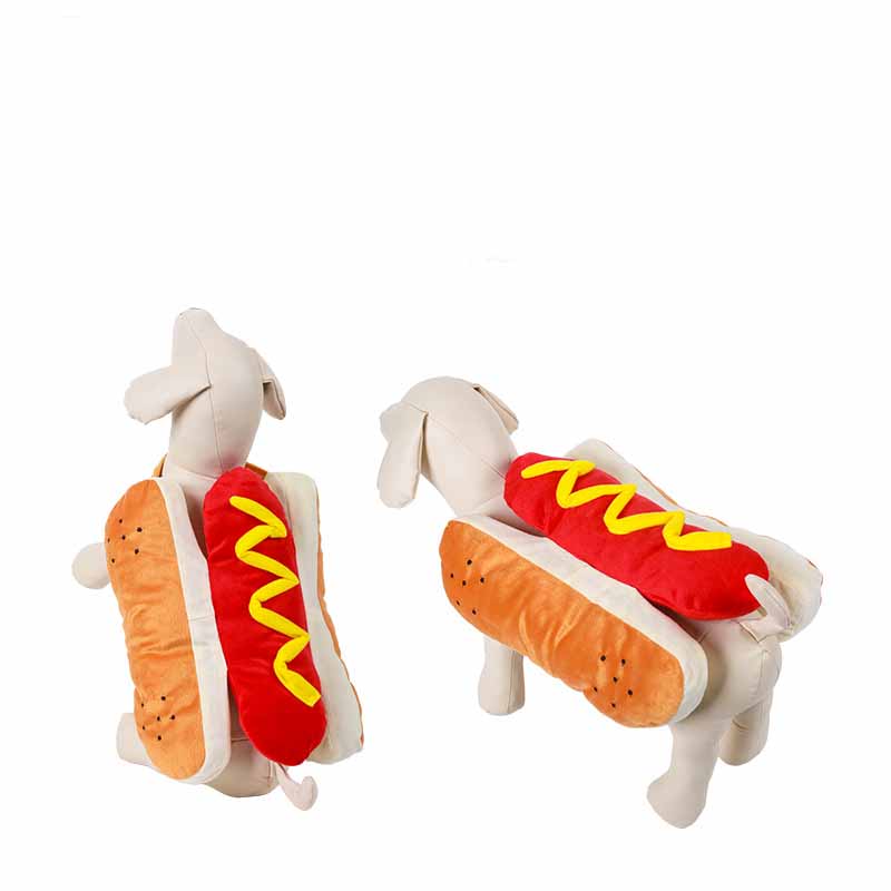 Funny Halloween Dog Costumes - Hot Dog Design Apparel
