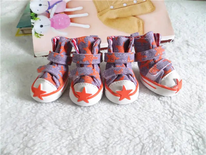 Breathable Cowboy Dog Shoes for Spring and Summer