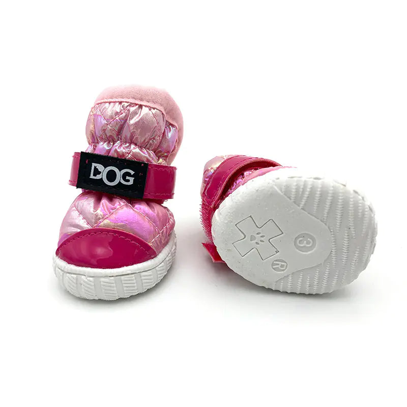 Non-Slip Warm Dog Shoes for Winter