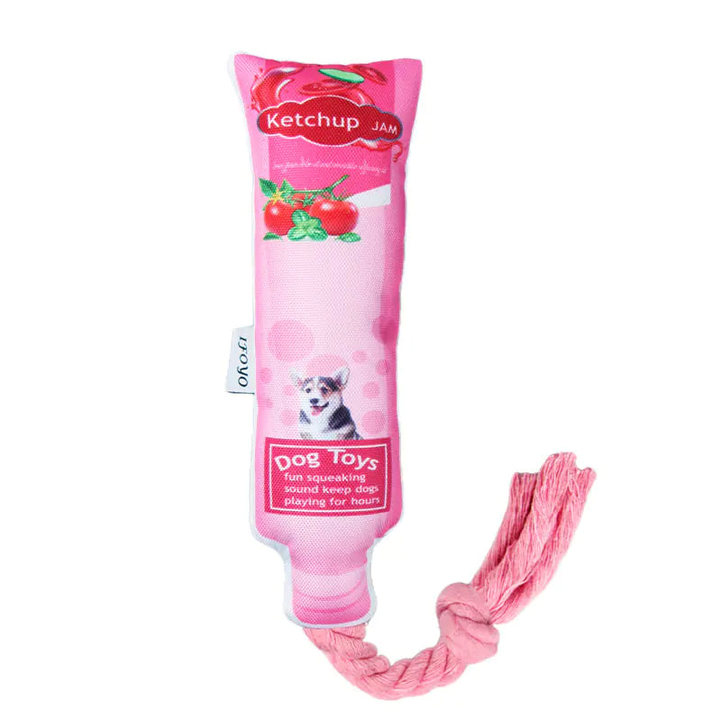 Bite-Resistant Canvas Toy for Dog Dental Care