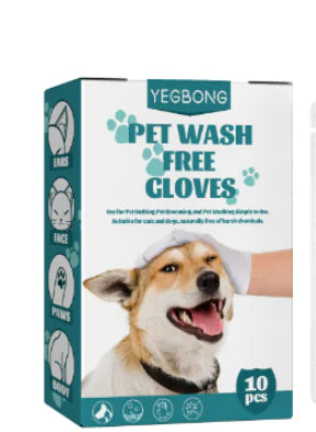 CleanPet Dry Bath Wet Wipes for Pets (One Set)